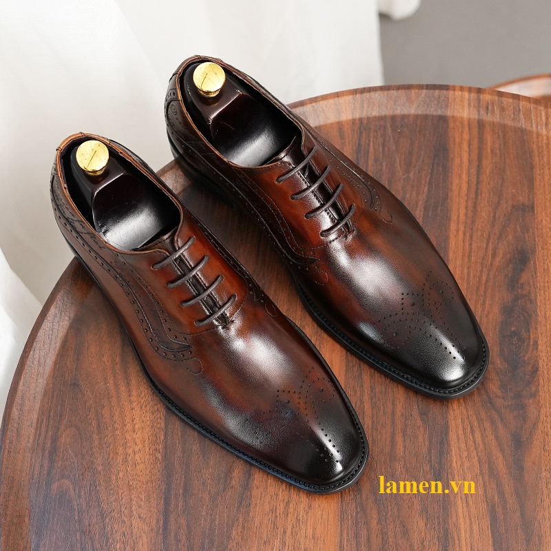 Giày Tây Nam Công Sở Oxford Plain Toe 96110