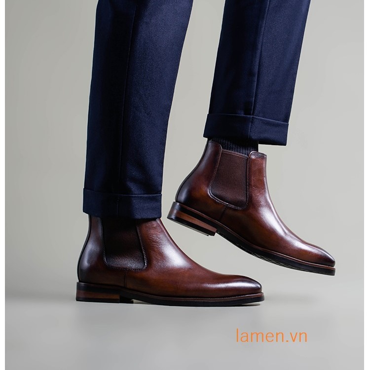 Giày Boot Chelsea Công Sở Lịch Lãm