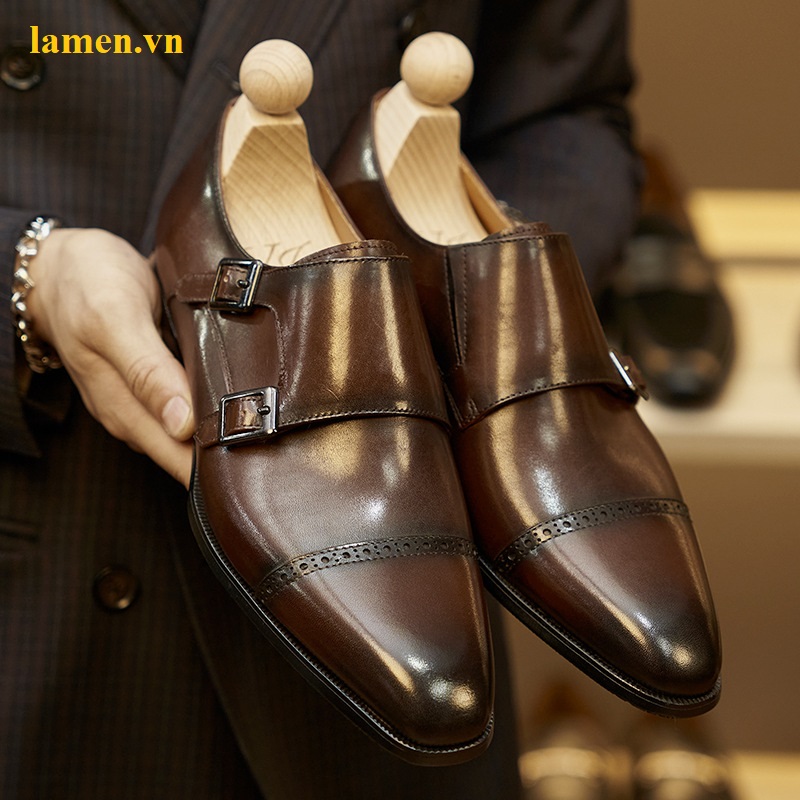 Giày Da Nam Công Sở Double Monk Straps JYJ-STO-035