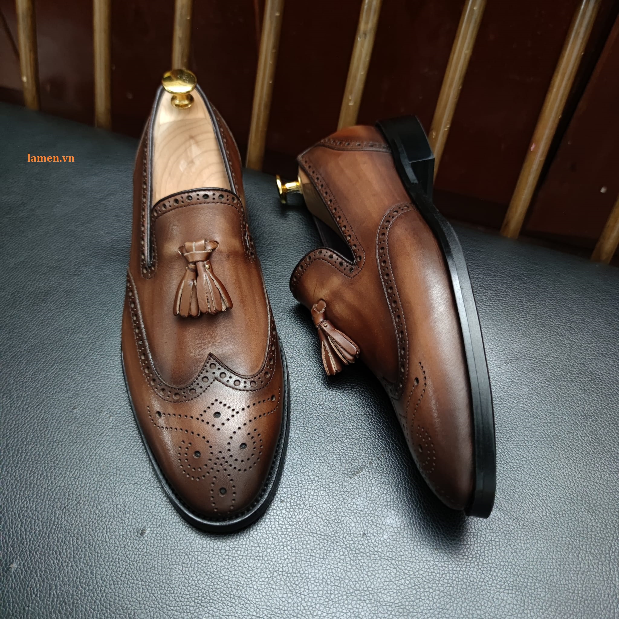Giày Tây Nam Công Sở Loafer Wingtip 2310